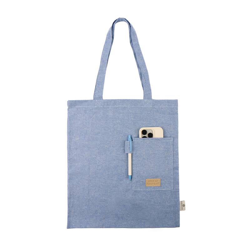 Bolsa de la compra B50 de algodón reciclado: Estilo ecológico y sostenibilidad