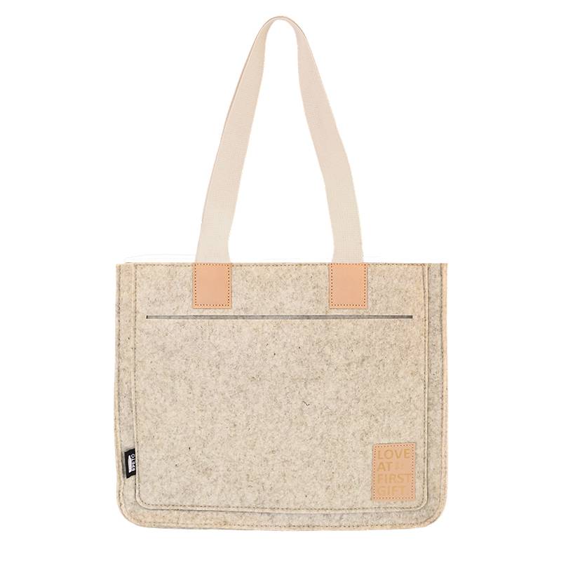 B55 - Descubre la elegancia ecológica: Bolsos de fieltro
