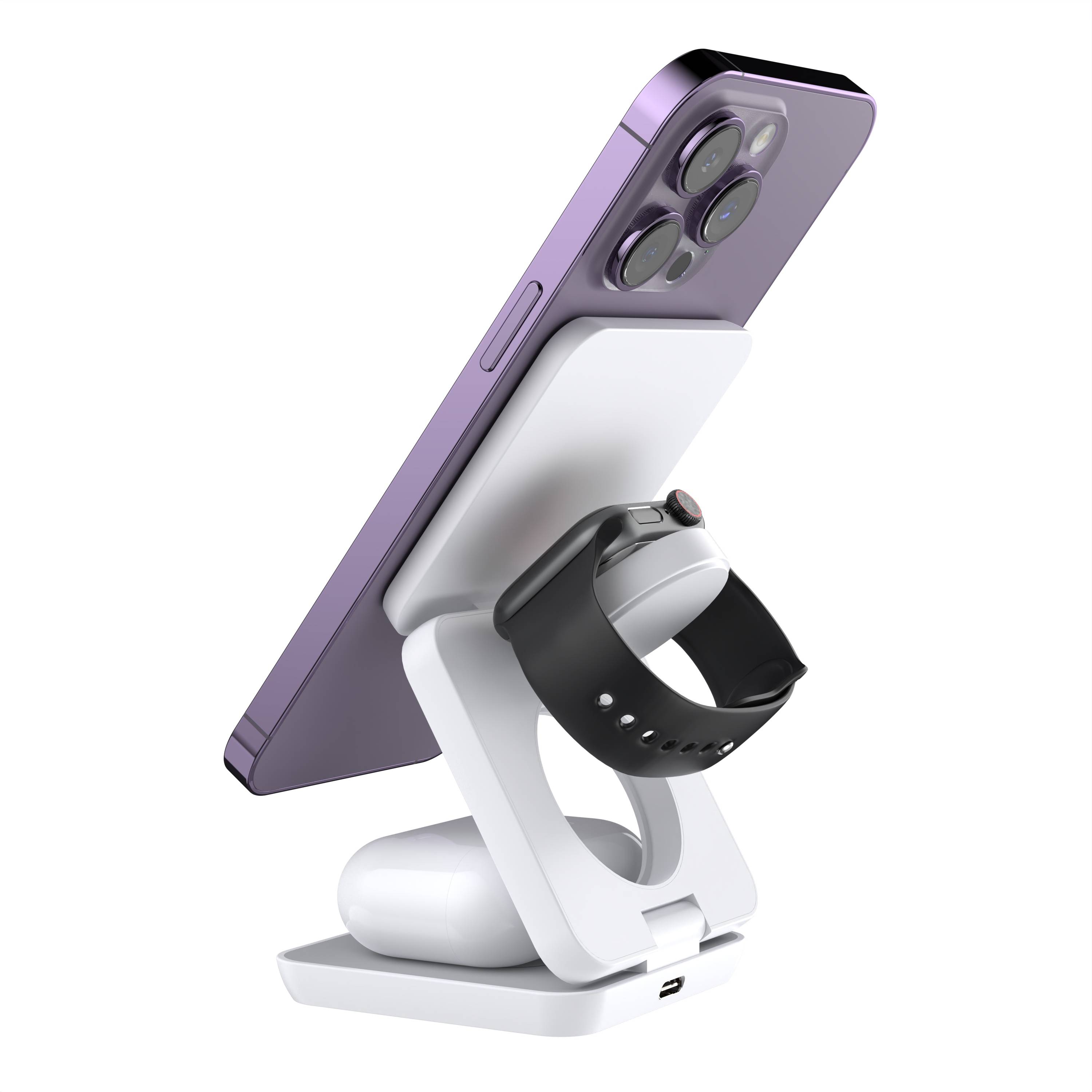 K21-Foldable magnetic wireless charging