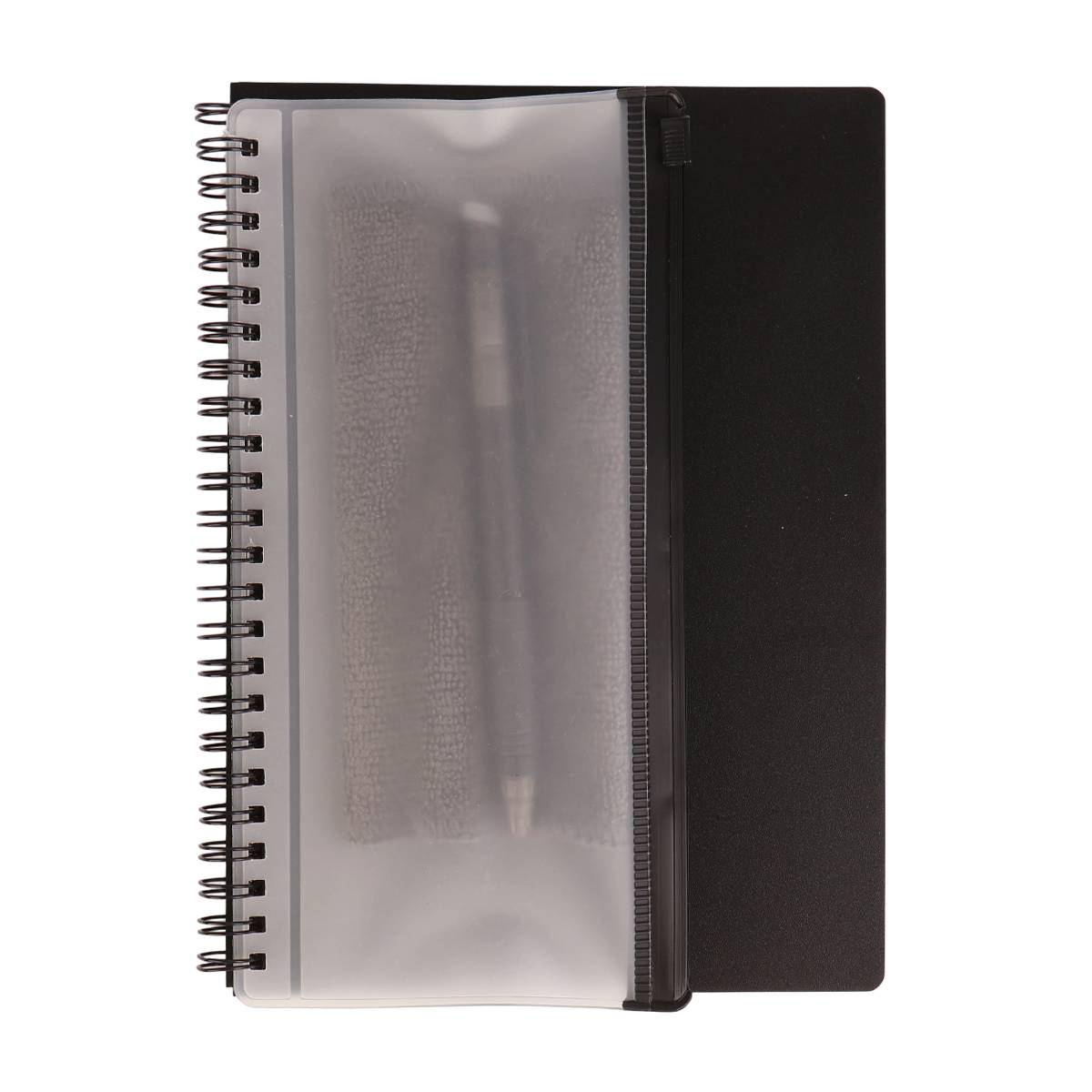 TNB774-Erasable Coil Notebook with PEVA Pen Pouch