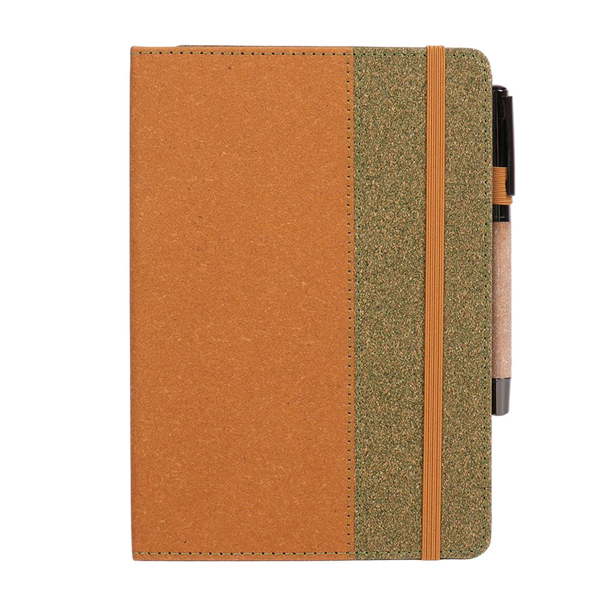 TNB782-A5 Green Tea Residue Stand Notebook with Magnetic Folding Holder